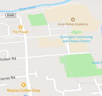 map for Avon Valley College