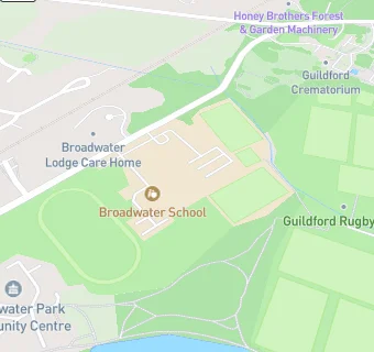 map for Broadwater School