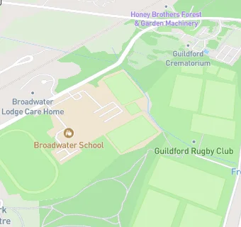 map for Caterlink Ltd at  Broadwater School