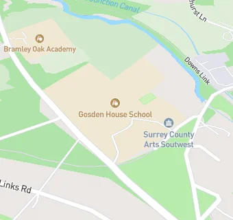 map for Gosden House School