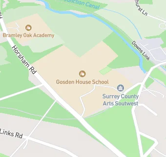 map for Gosden House School