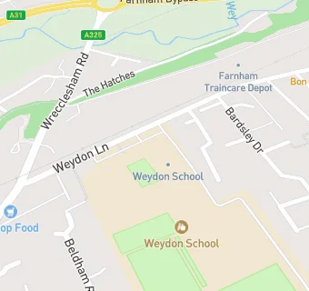 map for Weydon School