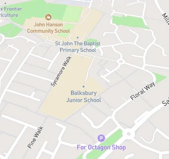 map for Balksbury Junior School