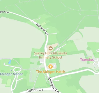 map for Abinger Common First School