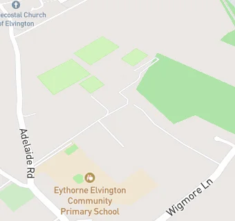 map for Eythorne Elvington Breakfast Club