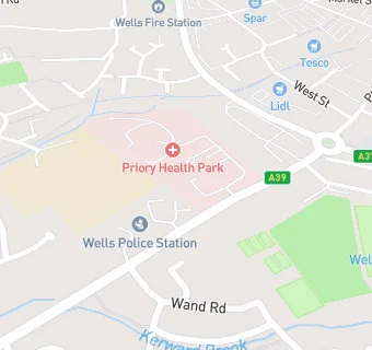 map for Wells Health Centre Partnership