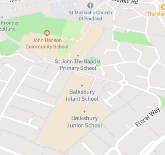 map for Balksbury Infant School