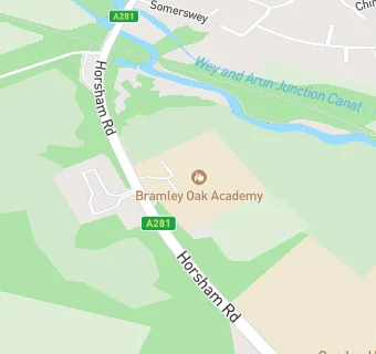 map for Bramley Oak Academy