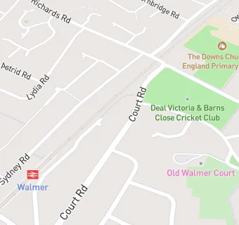 map for Deal Victoria And Barnes Close Cc