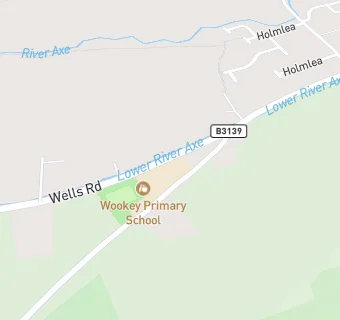 map for Wookey Primary School