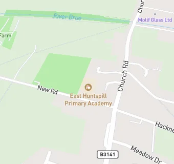 map for East Huntspill Primary Academy