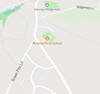 map for Nunney Pre School