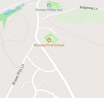 map for Nunney First School