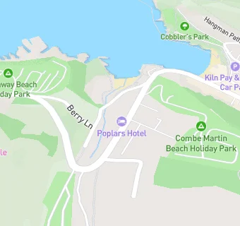 map for Poplars Hotel