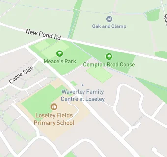 map for Loseley Fields Primary School