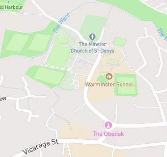 map for Warminster School