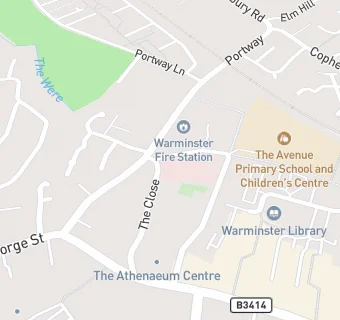 map for Warminster Community Hospital