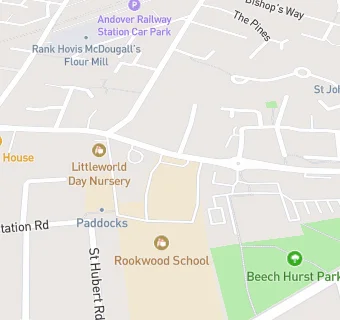 map for Rookwood School