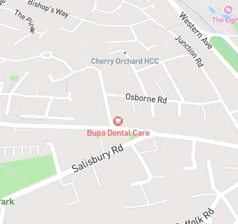 map for Bupa Dental Care, Andover