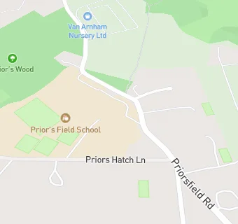 map for Prior's Field School