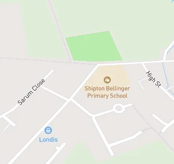 map for Shipton Bellinger Primary School