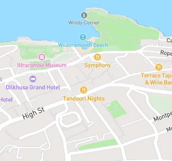 map for Ilfracombe Liberal Club