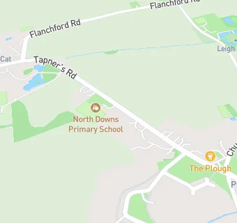 map for North Downs Primary School