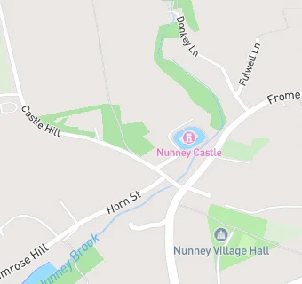 map for The Cafe at Nunney Limited