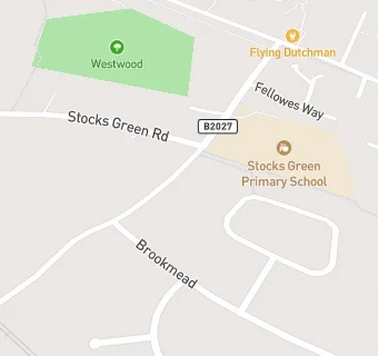 map for Stocks Green Primary School