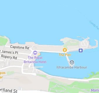 map for Ilfracombe Yacht Club