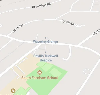 map for ABM at Phyllis Tuckwell Hospice