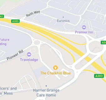 map for Costa Coffee Drive Thru