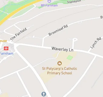 map for St Polycarps Catholic Primary School