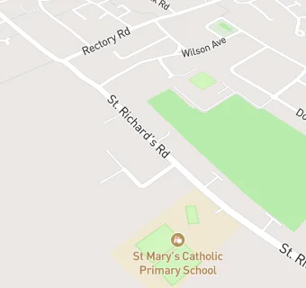 map for St Richards Road Surgery