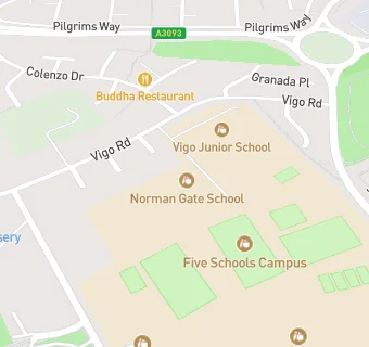 map for Norman Gate School