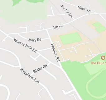 map for The Blue School