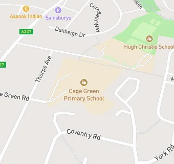 map for Olive Dining Ltd @ Cage Green Primary School