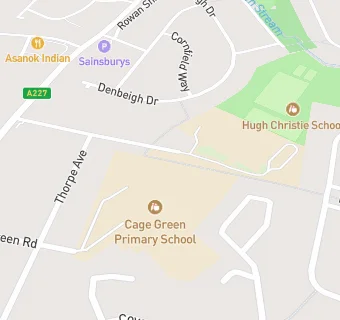 map for Cage Green Primary School