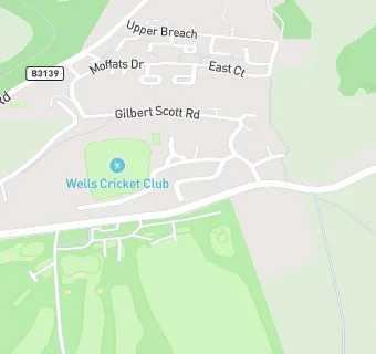 map for Wells Cricket Club