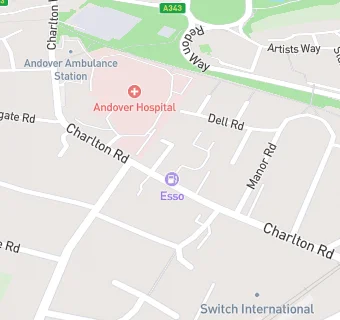 map for Charlton Hill Surgery