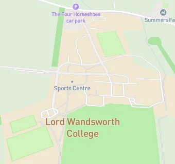 map for Lord Wandsworth College