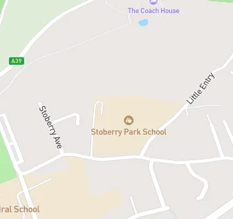 map for Stoberry Park School