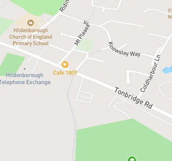 map for Hildenborough & Tonbridge Medical Group -  Hildenborough