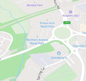 map for KFC - Northern Avenue