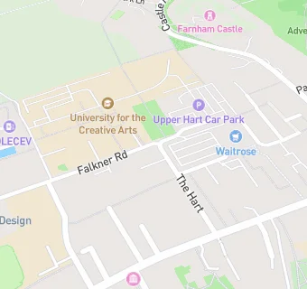 map for Farnham Baptist Church