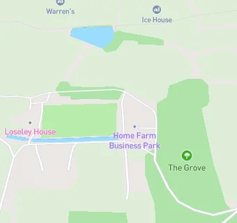 map for Loseley Gift Shop