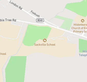 map for Sackville School