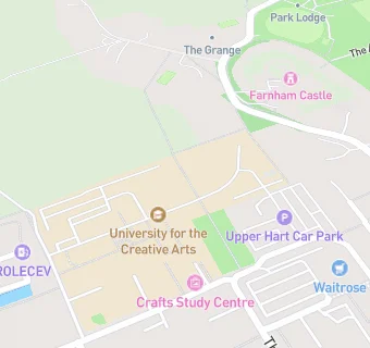 map for The Glass House/Students' Union