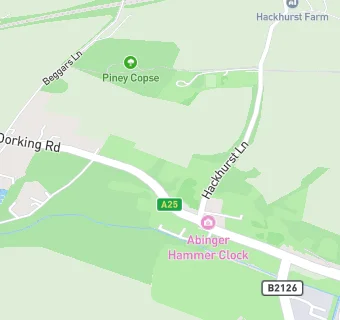 map for The Abinger Cookery School