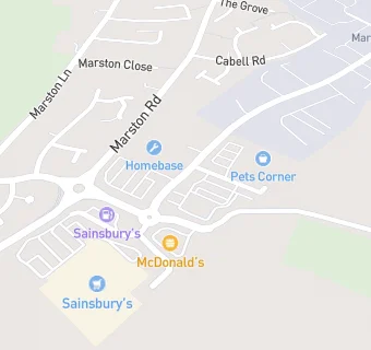 map for McDonald's